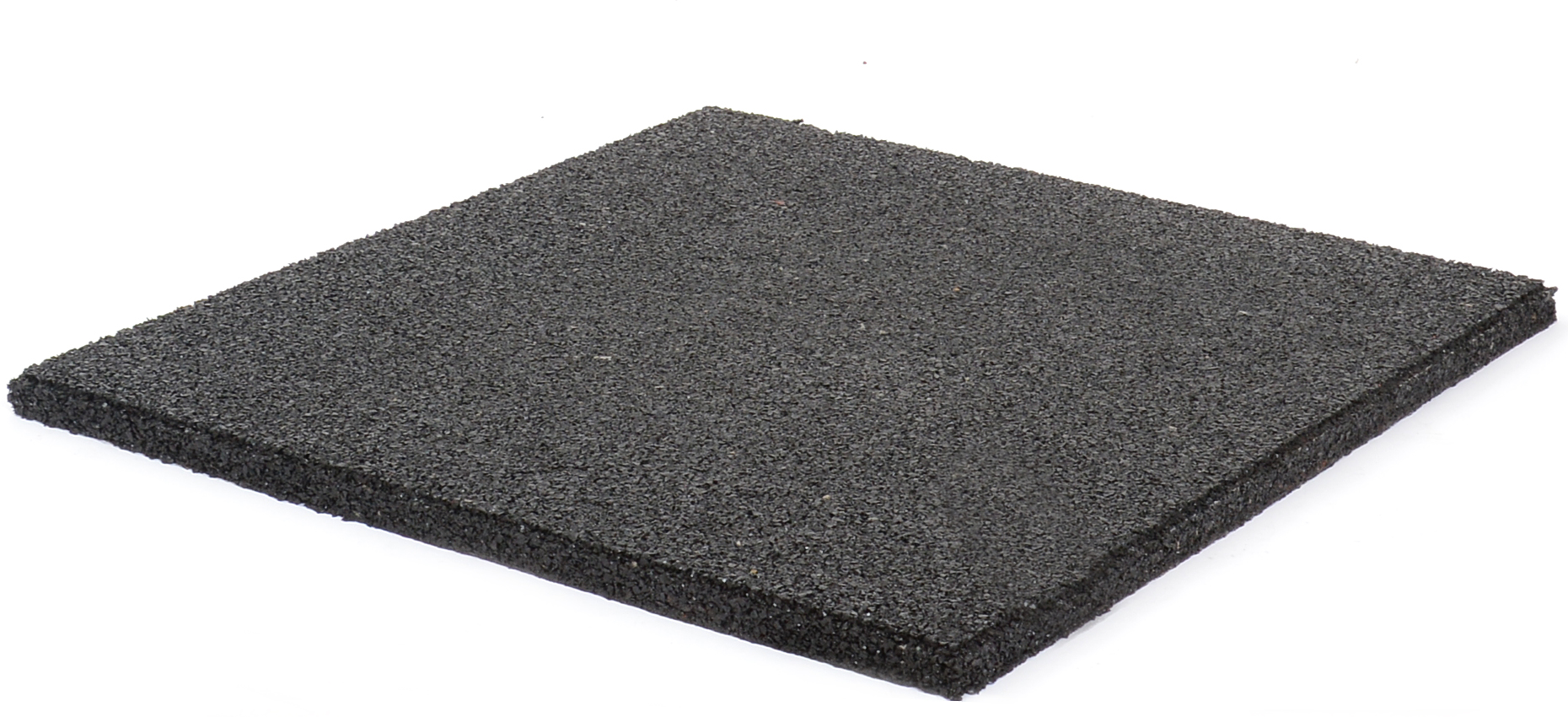 cherna-kauchukova-nastilka-20mm-tereno-eko.jpg Black shock-absorbing rubber flooring tiles 500x500x20 mm, Tereno Eco model.